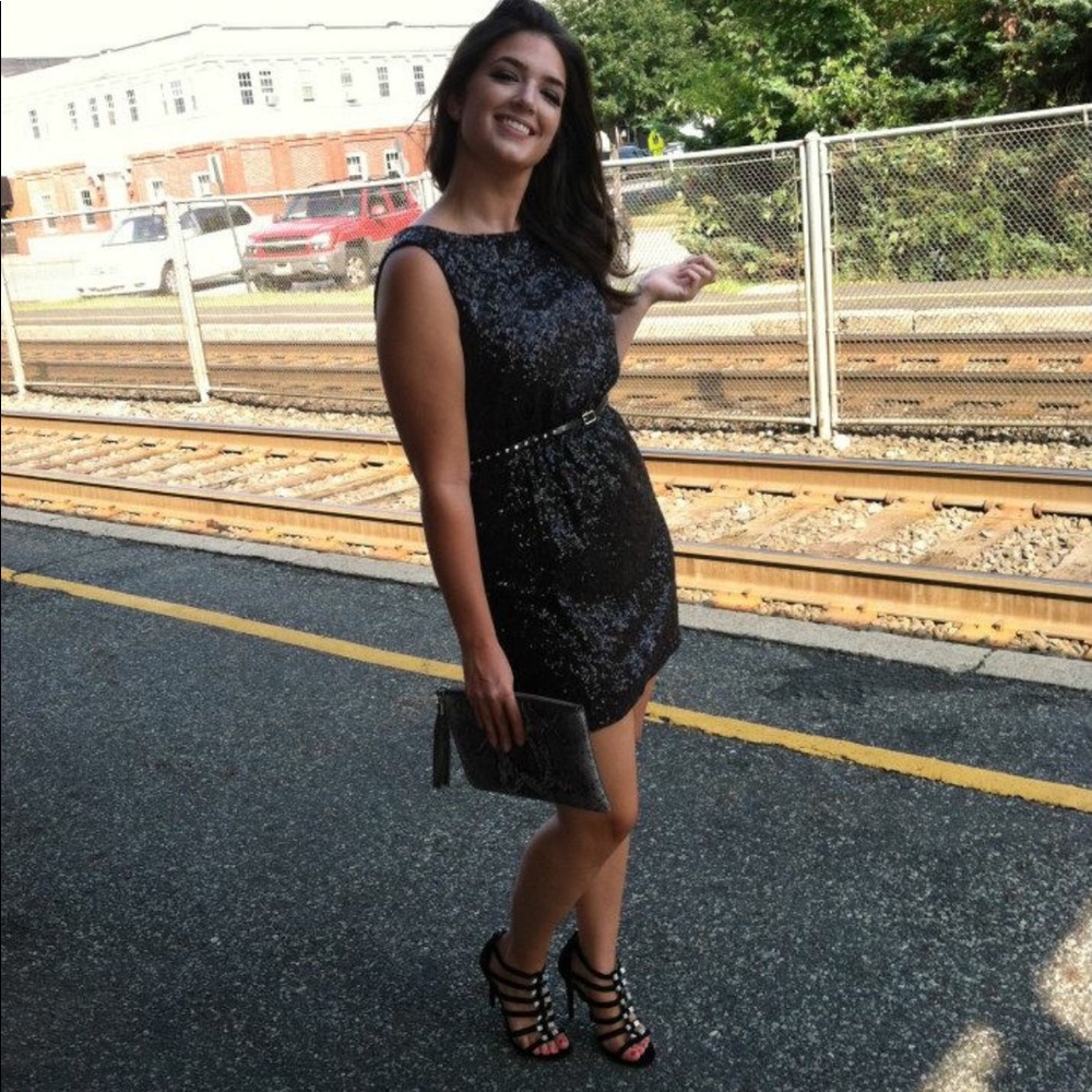 Coach Black Suede Bowed Sandals